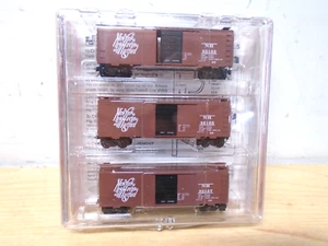 THREE Micro-Trains N Scale 20029-2 NY-NH & Hartford 40FT BOXCAR SET MIB - Picture 1 of 6