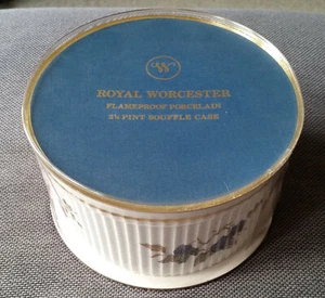 Vintage Royal Worcester Porcelain Souffle Case. Unopened. Beautiful. - Picture 1 of 4