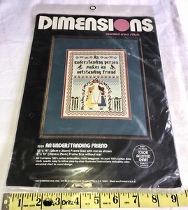 Dimensions An Understanding Friend Kreuzstich Set Freundschaft Cottagecore Neu - Bild 1 von 6