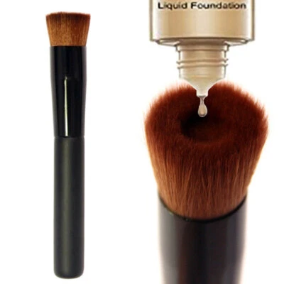 Flat Top Kabuki Foundation Brush Liquid Powder Blusher Buffing Make Up Brush AU - image 1 of 4