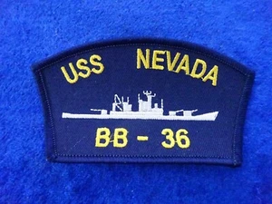 US Patch Abzeichen Marine USS NEVADA BB-36 Schlachtschiff Battleship - Picture 1 of 2