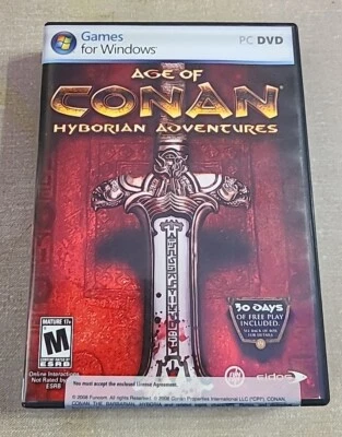 Age of Conan: Hyborian Adventures Game 2 Discs & Conan The Barbarian (PC, 2008) - Image 1 of 4