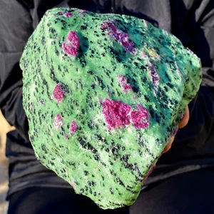 5.4LB Natural green Ruby zoisite (anylite) crystal Chakra Healing Energ - Picture 1 of 10