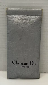 Estuche de gafas de sol Christian Dior vintage estuche plateado lunetas de Soleil - Imagen 1 de 21