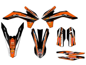 Kit de gráficos SXF VIGOR 2015 Orange Senge compatible con KTM - Imagen 1 de 10
