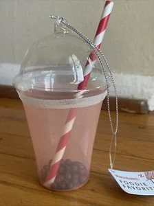 World Market BOBA Drink With Straw Ornament - Picture 1 of 4