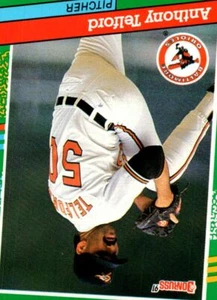 1991 Donruss Anthony Telford Rookie Baltimore Orioles #501 - Picture 1 of 2
