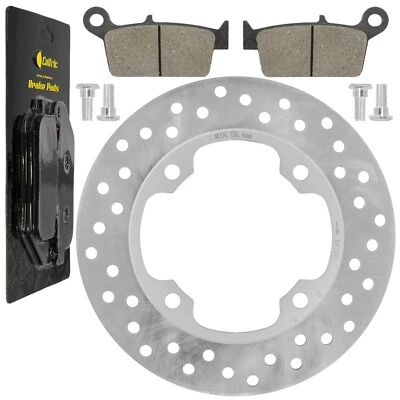 Rotor de disco de freno trasero con pastilla de freno y pernos de disco para Honda XR650L 1993-2020 Foto 1 de 4