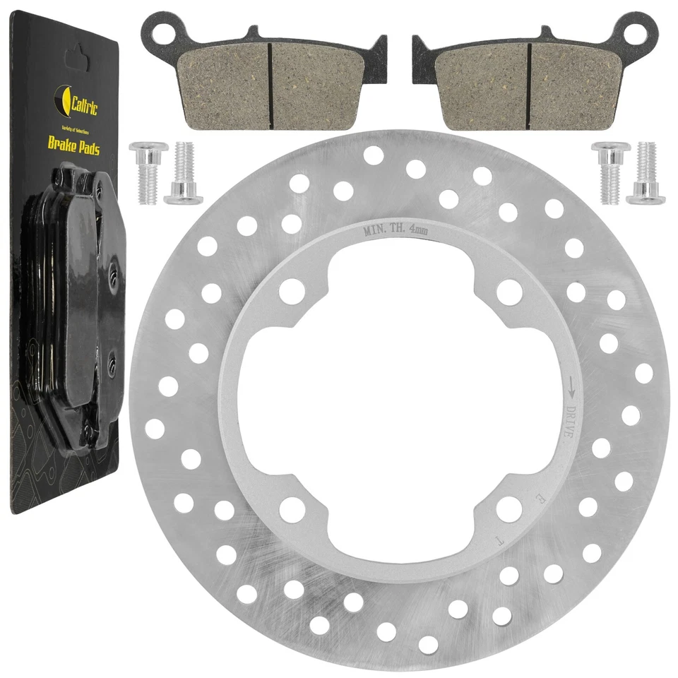 Rotor de disco de freno trasero con pastilla de freno y pernos de disco para Honda XR650L 1993-2020 Foto 1 de 4