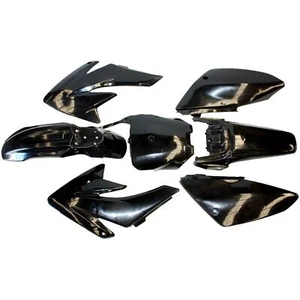 Kit de guardabarros de carenado protector de plástico NEGRO CRF70 150c 160cc PIT PRO Trail Dirt Bike - Imagen 1 de 12