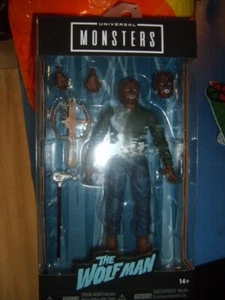 2022 JADA TOYS~UNIVERSAL MONSTERS~THE WOLF MAN~6" ACTION FIGURE WITH ACC'S~NIB - Picture 1 of 3