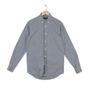 Camisa Ralph Lauren Cuadros Para Hombre Talla S Negra Hecha en Italia​ Etiqueta Negra​ Algodón - Imagen 1 de 12