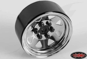 RC4WD 6 Lug Wagon 1.9" Stamped Steel Beadlock Wheel (Chrome) [RC4ZW0002] - Picture 1 of 2