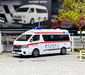 Masdi 1:64 Beijing Ambulance Hiace H200 Mini Van Diecast Display Geschenke Modell - Bild 1 von 3