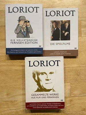 8 DvD - Loriot Gesammelte Werke aus Film und Fernsehen  ( Zustand -  gut  ) - Bild 1 von 2