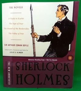 RARE The New Annotated Sherlock Holmes Volume 3 Proof Copy Paperback THE NOVELS - Picture 1 of 9