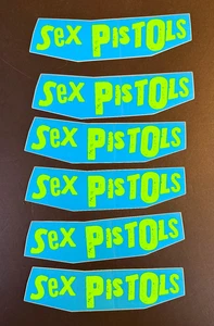 SEX PISTOLS Live/Filthy Lucre Tour SET OF SIX 1996 PROMO STICKER Vintage Orig - Bild 1 von 2