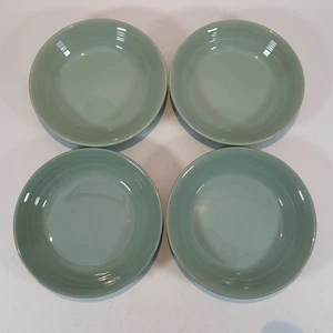 Woods Ware Beryl 4 Dessert Soup Bowls 19cm Vintage Utility Ware 40s/50s/60s - Picture 1 of 12