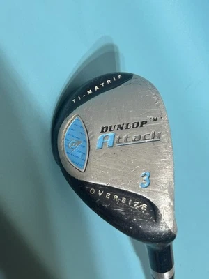 Dunlop Attack TI Matrix Oversize 3 Fairway Wood Golf Club Steel Shaft RH 41" Wmn - Image 1 of 4