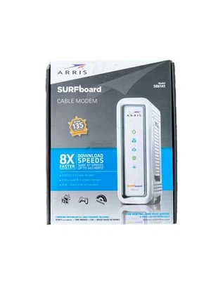 NEW OPEN BOX ARRIS SURFboard SB6141 Docsis 3.0 Cable Modem - Image 1 of 4