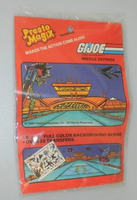 Transferencias de defensa antimisiles Presto Magix 1982 vintage G.I. GI Joe 3,75 ARAH sellado Foto 1 de 4