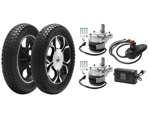 12" inch Wheels + 24V 250W Drive Motor Kit Electric Cart Wheechair Scooter EBIKE - Picture 1 of 22