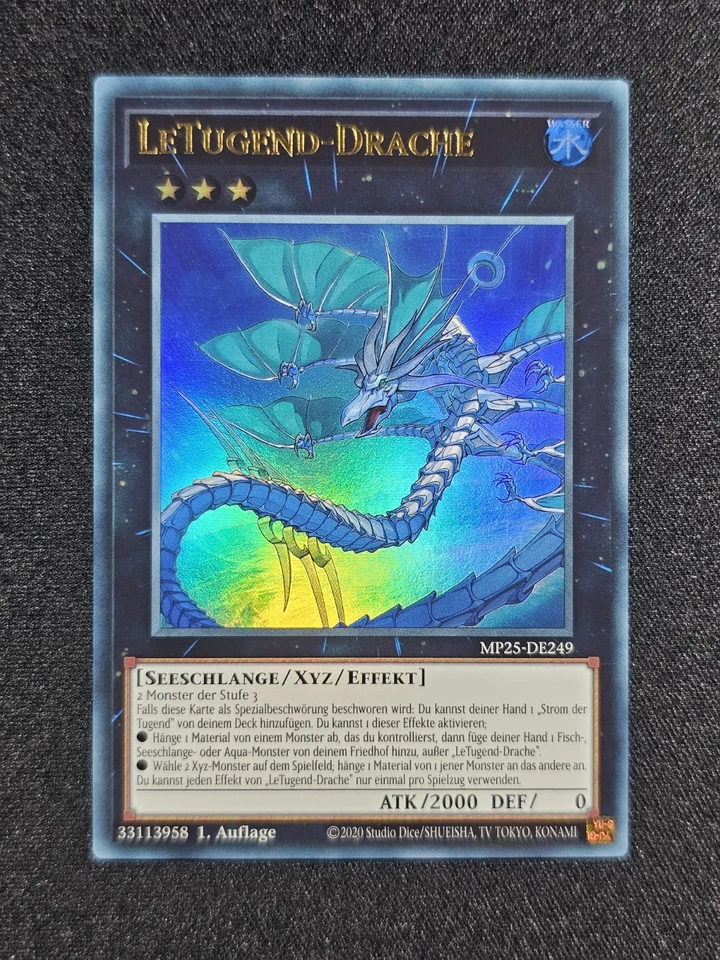 YU-GI-OH! LeTugend-Drache - MP25-DE249 - Ultra Rare - Deutsch - TOP - MEGATIN - Bild 1 von 1