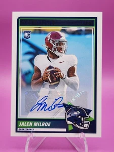 Jalen Milroe 2025 Score AUTO Autograph RC Rookie Card #29 Seahawks - Picture 1 of 2