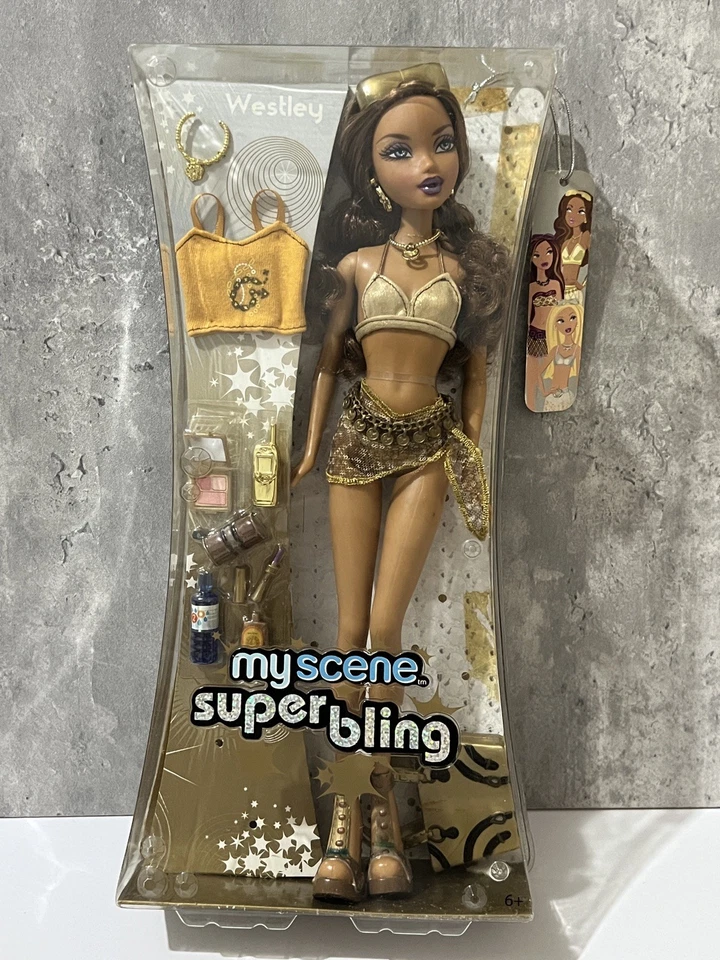 RARE 2006 My Scene Super Bling Kennedy Celebrity Doll Barbie Mattel