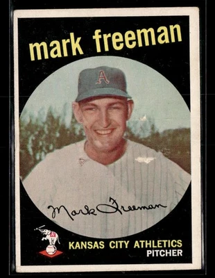 1959 Topps #532 Mark Freeman *Low Grade* - Image 1 of 2