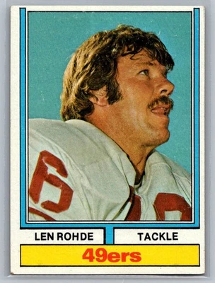 1974 Topps #98 Len Rohde - Image 1 of 2