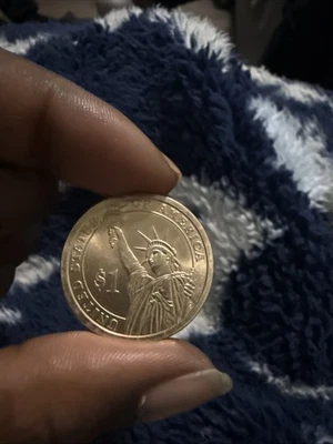 Moeda de um dólar super rara 1825–1829 John Quincy Adams - Imagem 1 de 2