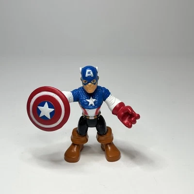 Figura CAPITÁN AMÉRICA Playskool Heroes Marvel Super Hero Adventures Foto 1 de 3