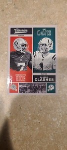 2017 Panini Classics Marquette King/Pat McAfee Classic Clashes Raiders/Colts