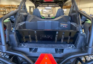 Kawasaki Teryx KRX 1000 Rear Tail Gate - Aluminum Black Powder Coat - Imagen 1 de 3