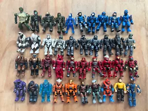 Lot of 40pcs Mega Bloks Construx Halo UNSC Spartan Mini Figures - All different - Picture 1 of 20
