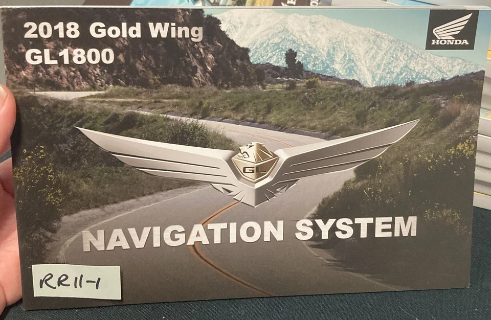 NOVO MANUAL DO SISTEMA DE NAVEGAÇÃO HONDA 2018 GOLDWING GL1800 FABRICANTE DE EQUIPAMENTO ORIGINAL - Imagem 1 de 1