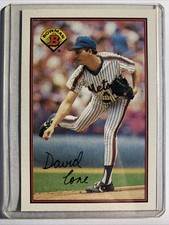 1989 Bowman David Cone New York Mets #375