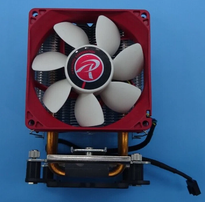 RAIJINTEK THEMIS Heatpipe CPU Kühler + Lüfter  Sockel AM2+ AMD/Intel 4Pin#NT4162 - Bild 1 von 4