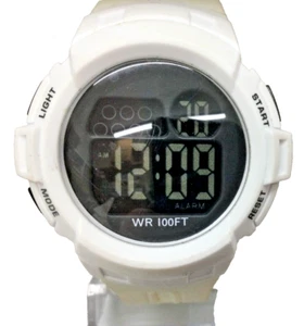 1310 FMDASG025 V398 China Module FMD White resin digital 45mm Watch WR 100FT - Picture 1 of 1