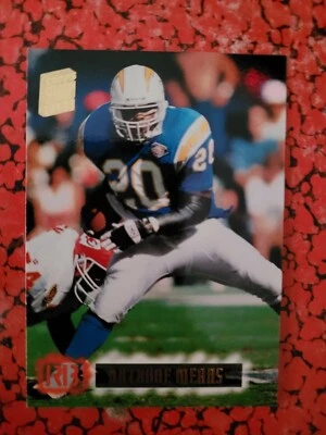 1995 Topps Stadium Club TSC  Card #624 Natrone Means Chargers - Image 1 of 2