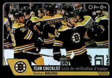 2016-17 O PEE CHEE BLACK RAINBOW FOIL /100 Boston Bruins Boston Bruins #618