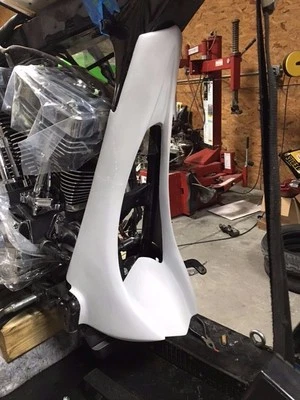 Alerón de barbilla personalizado Street Glide, excavadora Road King Harley Davidson para 2009-2016 Foto 1 de 3