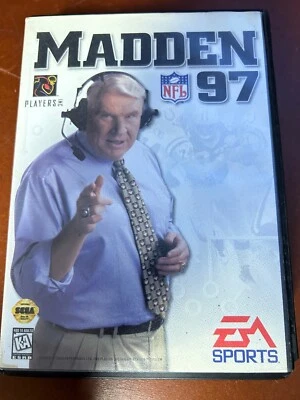 Sega Genesis, MADDEN 97  NFL 1997 No Manual  Authentic Tested  - Image 1 of 4