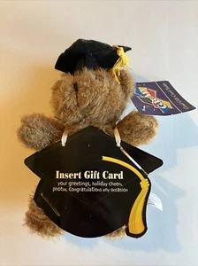 Greenbrier International Graduation Brown Teddy Bear Plush Stuffed Animal 6'' - Picture 1 of 3