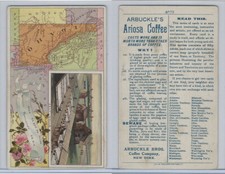 K6 Arbuckle Coffee, Illustrated Atlas of the U.S., 1890, #75 Idaho