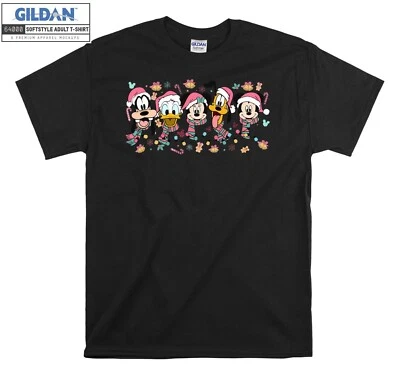 Pink Disney Christmas Shirt Disney Mickey A Hoodie Tshirt Men Women Unisex AC451 - Image 1 of 4