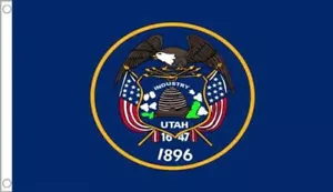 UTAH FLAG 5' x 3' Old Design USA US United States of America American State Flag - Picture 1 of 1