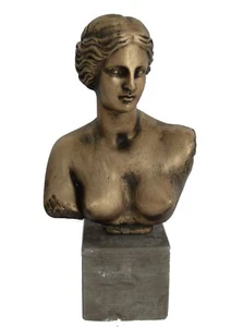 Aphrodite sculpture bust Venus Goddess of love statue artifact Bronze effect - Picture 1 of 5