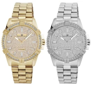 Reloj de vestir Montres Carlo 46 mm con banda de metal deportivo de lujo hip hop de moda - Imagen 1 de 4